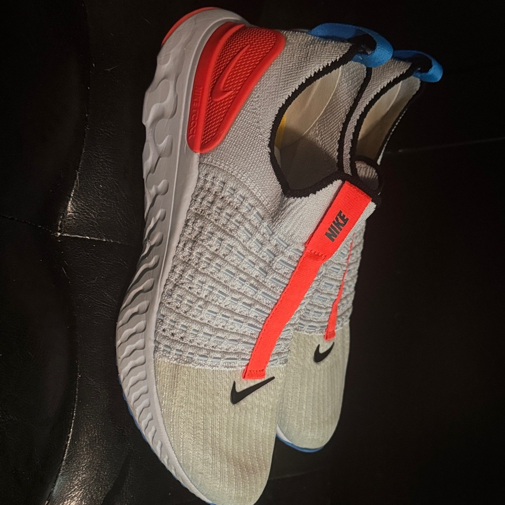 Nike Athletic Shoes - White, Red, Blue